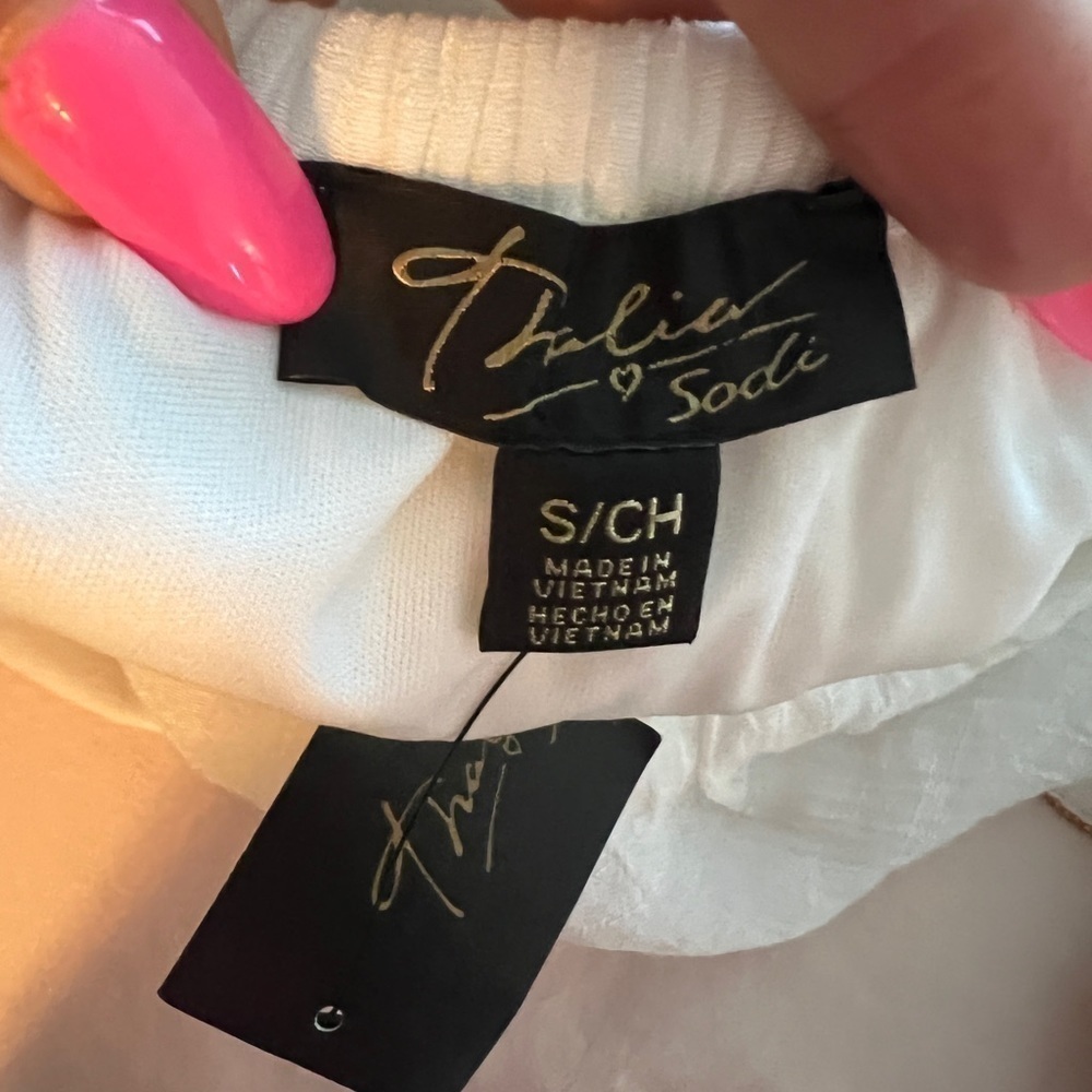 Beautiful Thalia Sodi White off Shoulder Pant Suit! - Picture 8 of 11